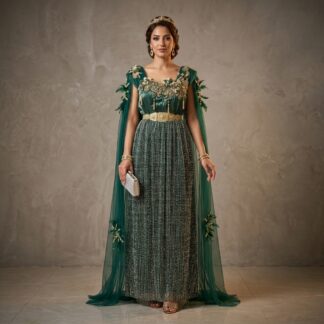 Blouza Émeraude Majestueuse