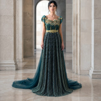 Blouza Émeraude Majestueuse