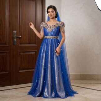 Blouza Royale Lina - Bleu Saphir